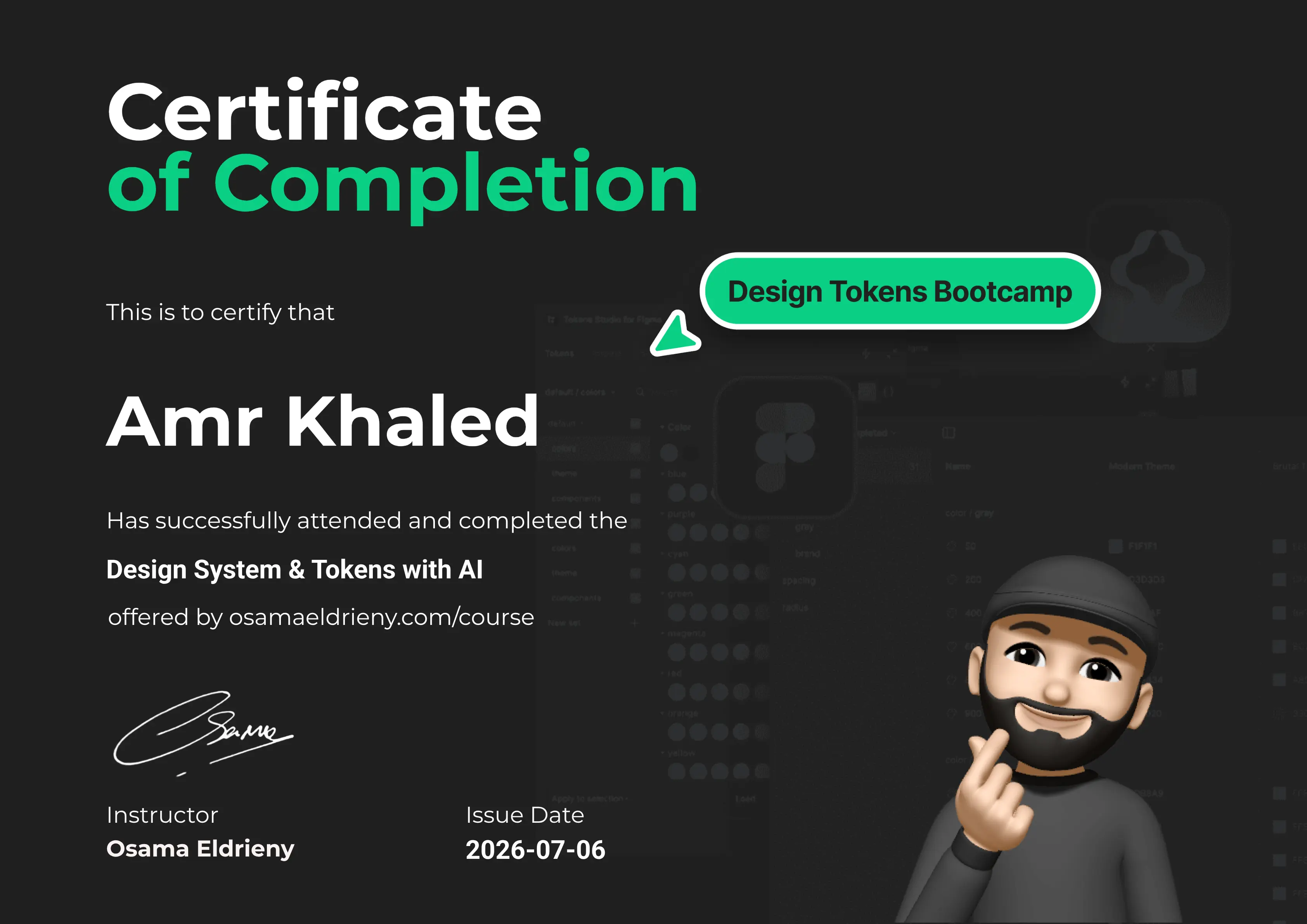 IxDF Master Class Certificate - AI Design Patterns